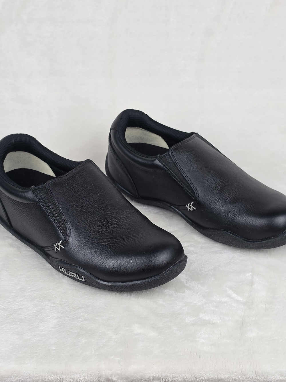 Kuru Kivi Womens 8 Medium Black Leather Slip On Comfort Shoes Clogs - Picture 5 of 9